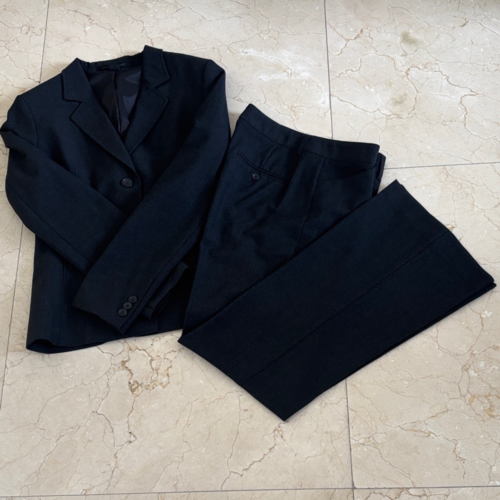 ✨Express dark gray✨Two-Button✨Tailored Women's Blazer and pants ✨complete suit